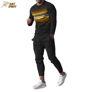 2024 OEM de haute qualité col rond Slim Fit Premium hiver nouveau Design mode personnalisé sport hommes survêtements - Product Image 6