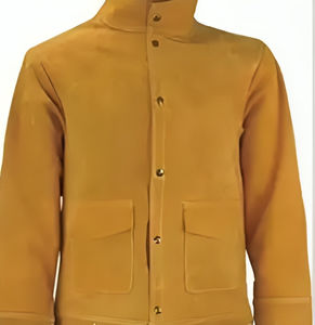 Best <b>Waterproof</b> Anti-Cut Split Cow Leather Safety <b>Gloves</b> Protective Welding Jacket for Firefighters in <b>Working</b> Environments - Product Image 2