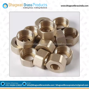 น็อตทรงกรวยแบบไขว้ทำจากทองเหลืองและสเตนเลสสตีล - Product Image 4