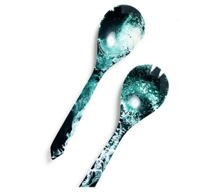 Cucharas de vajilla de resina de alta calidad de lujo para hoteles, restaurantes, cafeterías para decoración de mesa de cocina - Product Image 4