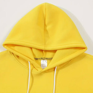Sweat à capuche épais de haute qualité pour hommes 500gsm French Terry Drop Shoulder surdimensionné et sans ficelles-pour l'hiver - Product Image 3