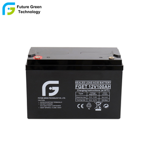 Batterie au plomb-acide de haute qualité <span class=keywords><strong>FGET</strong></span> FG12V100AH-DG 12V100Ah 1200Wh Stock d'usine Meilleur prix Bateaux Électronique grand public Cycle profond - Product Image 1