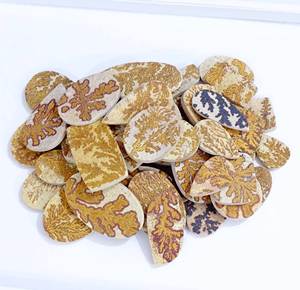 Lote de ágata dendrítica Psilomelane Natural, lote de piedra de cabujón a granel, piedras preciosas sueltas curativas, fabricación de joyas de piedra hecha a mano suave - Product Image 5