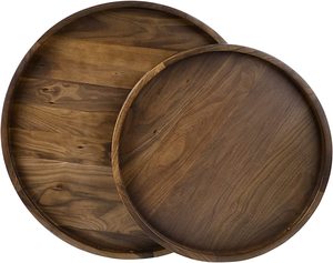 Handicraft Premium Quality Wood Made <b>Serving</b> Tray Latest Design Wooden Food <b>Serving</b> Platter for Sale by Indian Exporter - Product Image 2