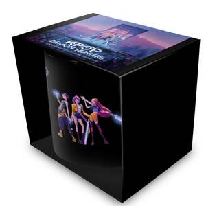 แก้วมัค KPop Demon Hunters ขนาด 15 ออนซ์ ลายสแกนดิเนเวียน พิมพ์ลายด้วยความร้อนแบบ Sublimation เหมาะสำหรับวันเกษียณ วันพ่อ งาน Oktoberfest และร้านกาแฟ - Product Image 5