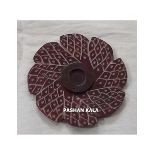 Excellent Handicrafts Incense <b>Diffuser</b> High Class Material Natural Soapstone Round Shape for Home and Temple Decoration Item - Product Image 1