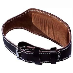 Cinturón de levantamiento de pesas de cuero genuino para hombres Cinturones de levantamiento de pesas de soporte de cintura deportivo - Product Image 5