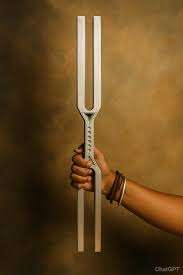 Fourche de sonothérapie (CHAKRA) pour la guérison par le son (LOT DE 8) – Grandes fourches géantes - Product Image 6