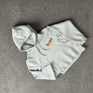 Sudaderas de Invierno de Alta Calidad para Hombre, 100% Algodón, Felpa, Corte Holgado, Color Sólido, Logotipo Bordado Personalizado, Teñido Liso - Product Image 6