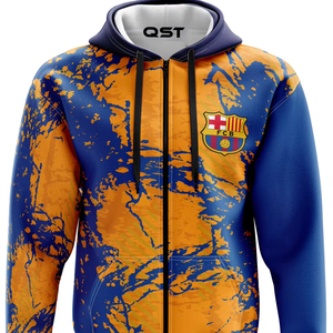 เสื้อฮู้ดสวมหัวโอเวอร์ไซส์ตลกๆของผู้ชายผ้าคอตตอนผสมสำหรับพิมพ์ซับลิเมชันสำหรับฤดูหนาว - Product Image 1