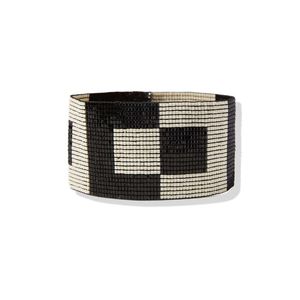 Pulsera de bordado de cuentas hecha a mano india con diseño de cuentas de semillas Pulseras de bordado de cuentas de semillas de diseño personalizado para regalos - Product Image 1