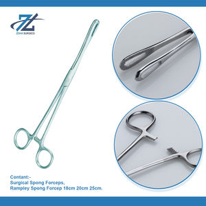 Rampley Forceps 20cm Forceps Esponja Sosteniendo Rampley Forceps Instrumentos Quirúrgicos Fabricante Pakistán - Product Image 3