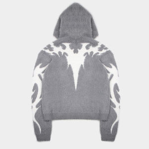 Sweat à capuche douillet pour homme en gros, doux et chaud, tricoté, livraison rapide, logo personnalisé, sweat à capuche moelleux pour homme, fournisseur en gros, confortable pour l'hiver - Product Image 5