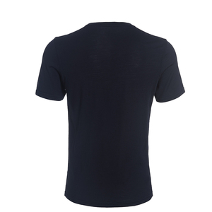 Camiseta de cuello redondo para hombre de alta calidad 100% algodón de secado rápido diseño ajustado informal con manga Lisa regular precio bajo - Product Image 4