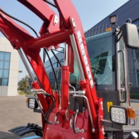 Allrad-Mini-Diesellader ZL-910 1 Tonne 38KW Changchai Einfache Bedienung Lange Lebensdauer für Geländearbeiten