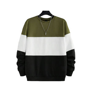 Fabricant professionnel de sweats à manches longues multi-panneaux sur mesure pull en polaire à épaules tombantes pull sweat-shirt - Product Image 1