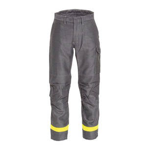 Pantalon de soudage en coton traité pour résister aux flammes Pantalon de soudage robuste avec ouvertures réglables pour la taille et les jambes - Product Image 2