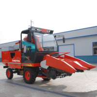 Offre Spéciale 2 Rangée Mini Récolteuse De Maïs Doux Reaper Maïs Et Ensilage Moissonneuse Machine Colhedeira Milho À Vendre