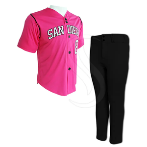 Nuevo uniforme de béisbol personalizado Jersey y pantalones de béisbol Nuevo estilo Uniforme de béisbol - Product Image 4