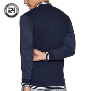 2025 veste universitaire personnalisée veste Letterman de baseball de qualité supérieure logo brodé vente à chaud fabricant OEM col montant logo avant - Product Image 5