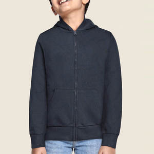 Sweat-shirt à capuche en coton avec logo personnalisé, broderie 3D, style zippé, polaire chaud, pour hommes et femmes, fournisseur direct d'usine OEM - Product Image 5