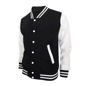 Chaquetas Varsity Lisas a Precio Económico, Chaqueta Varsity Personalizada de Algodón, Chaquetas Letterman para Hombre 2026 - Product Image 1