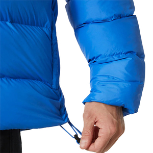 Vestes matelassées imperméables fines pour hommes en gros, fermeture éclair sur le devant, logo noir et bleu, hiver, avec design personnalisé, service OEM - Product Image 3