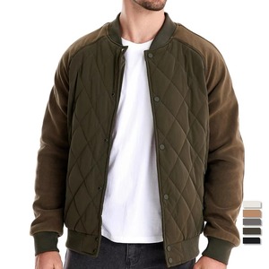 Nouvel arrivage OEM personnalisé hommes hiver décontracté Varsity Bomber Jacket noir laine cuir col rabattu personnalisé Chenille broderie - Product Image 6