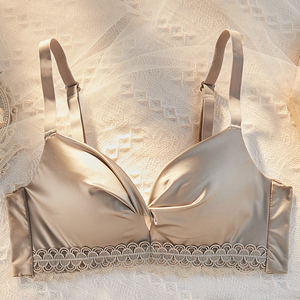 Soutien-gorge de bikini push-up en acier solide pour femmes adultes avec bretelles non réglables et design de poitrine plate - Product Image 5