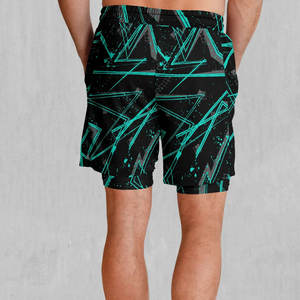 Ropa de baño Material de secado rápido hecho pantalones cortos de sublimación para hombres/cierre de cordón personalizado pantalones cortos de sublimación para hombres - Product Image 2