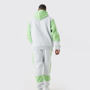 Ensemble sweat à capuche unisexe XL en molleton 100 % coton, personnalisable avec logo brodé, streetwear de haute qualité, en polaire uni - Product Image 3