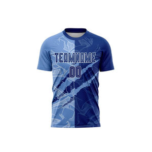 Profesión secado rápido transpirable fútbol Jersey Slim Fit secado rápido poliéster sublimación diseño Retro fútbol Jersey - Product Image 2