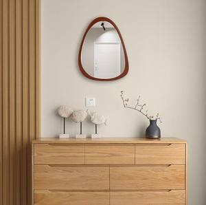 Miroirs muraux en bois modernes et économiques avec verre décoratif élégant Accents de maison élégants à des prix de gros abordables - Product Image 3