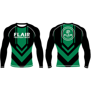 เสื้อไนลอน BJJ ป้องกันผดผื่นป้องกันรังสียูวียาวเสื้อบีบอัดกันยูวีทนทานออกแบบได้ตามต้องการระบายอากาศและใส่สบาย - Product Image 4