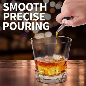 Verseur en acier inoxydable de haute qualité, bec verseur pour bouteille, distributeur, outil de bar, bec verseur rapide pour liqueur, liquide, vin, ou huile d'olive - Product Image 2