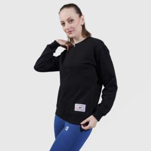 Sweat-shirt noir Argo pour l'entraînement, tissu tricoté respirant - Product Image 3