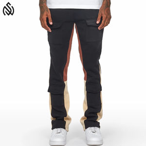 Pantalon évasé pour hommes de meilleure qualité avec logo personnalisé Offre Spéciale Pantalon évasé pour hommes Pantalon évasé décontracté à coupe évasée pour hommes de grande taille - Product Image 3
