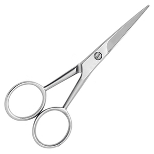 Wholesale Razor Edge Sharp <b>Beard</b> <b>Scissors</b> Hair Cutting <b>Scissors</b> Metal Steel Mustache <b>Scissors</b> For Beauty - Product Image 2