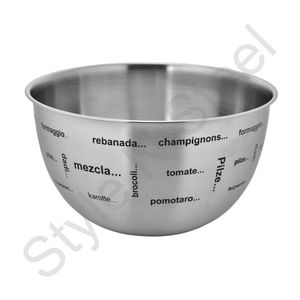 Citi ชุดภาชนะใส่อาหารทำจากเหล็กสแตนเลสชามผสมรูปทรงพร้อมพิมพ์ข้อความสำหรับการตกแต่งบ้านอินเดีย - Product Image 1