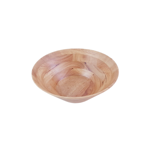 Cuencos de madera natural ecológicos de fábrica de Vietnam seguros para fiestas para ensalada de frutas fideos arroz y helado - Product Image 1