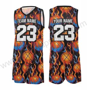 Uniforme de basket-ball respirant meilleur prix uniforme de basket-ball bon matériel uniforme de basket-ball de conception professionnelle abordable - Product Image 1