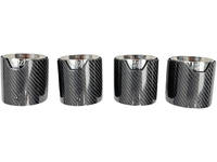 Embouts d'échappement en fibre de carbone de qualité supérieure, 4 pièces, best-seller, compatibles avec BMW F90 M5