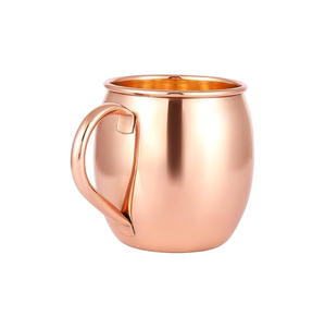 Tasse en cuivre 250ml élégante et fonctionnelle Verres de qualité supérieure Verrerie élégante - Product Image 4