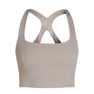 Hauts courts doux pour la peau avec logo personnalisé soutiens-gorge de sport vêtements de yoga tenue de sport vêtements de sport vêtements de sport débardeur de yoga pour femmes avec soutien-gorge intégré - Product Image 6