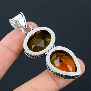925 Silver <b>Statement</b> <b>Necklace</b> for Engagement Wedding & Party-Unisex - Product Image 2