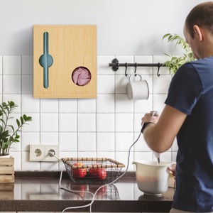 Poubelle en plastique murale en bambou Boîte à mouchoirs en bambou faite à la main Décoration de maison et de table naturelle écologique Vente en gros du Vietnam - Product Image 5