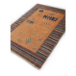 Alfombras de Lana a Rayas Clásicas Nuray, Hechas a Mano, Rojo Naranja, Rectangulares Grandes, Diseño Clásico 3D para el Hogar, para Sala de Estar - Product Image 2