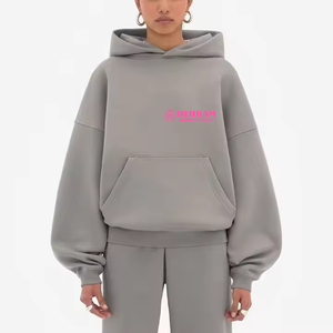 Nouvel Arrivage – Sweat à Capuche Unisexe en Molleton Épais 500 GSM, Coupe Ample, Personnalisable, en Coton et French Terry - Product Image 3