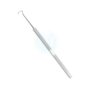Precio al por mayor: Gancho muscular Helveston quirúrgico extra delicado de 10 mm con punta espátulada en venta - Product Image 2