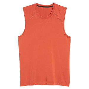 Camiseta de algodón 100% sin mangas para hombre, chaleco de viaje con logotipo personalizado liso, ropa deportiva de entrenamiento, camisetas sin mangas para gimnasio - Product Image 5